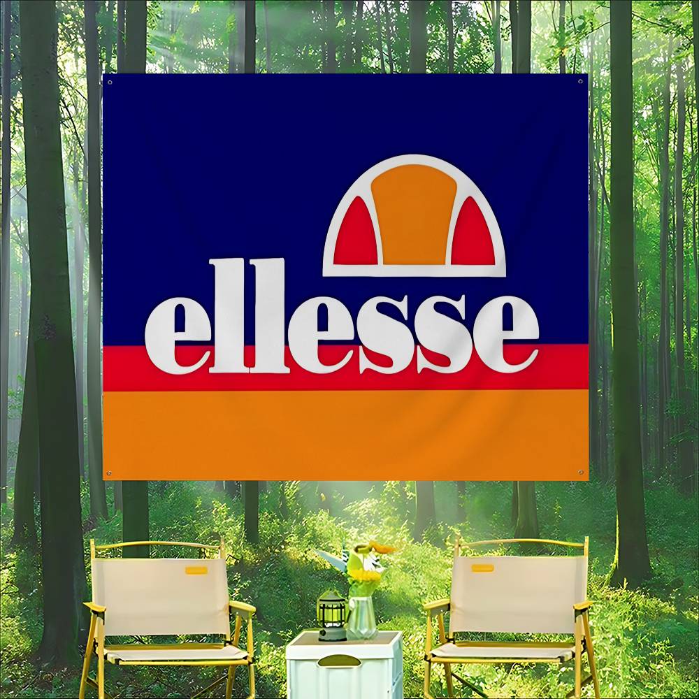 Commercial Banner Printing - Bandiera Pubblicitaria Commerciale con Logo E-Ellesse,