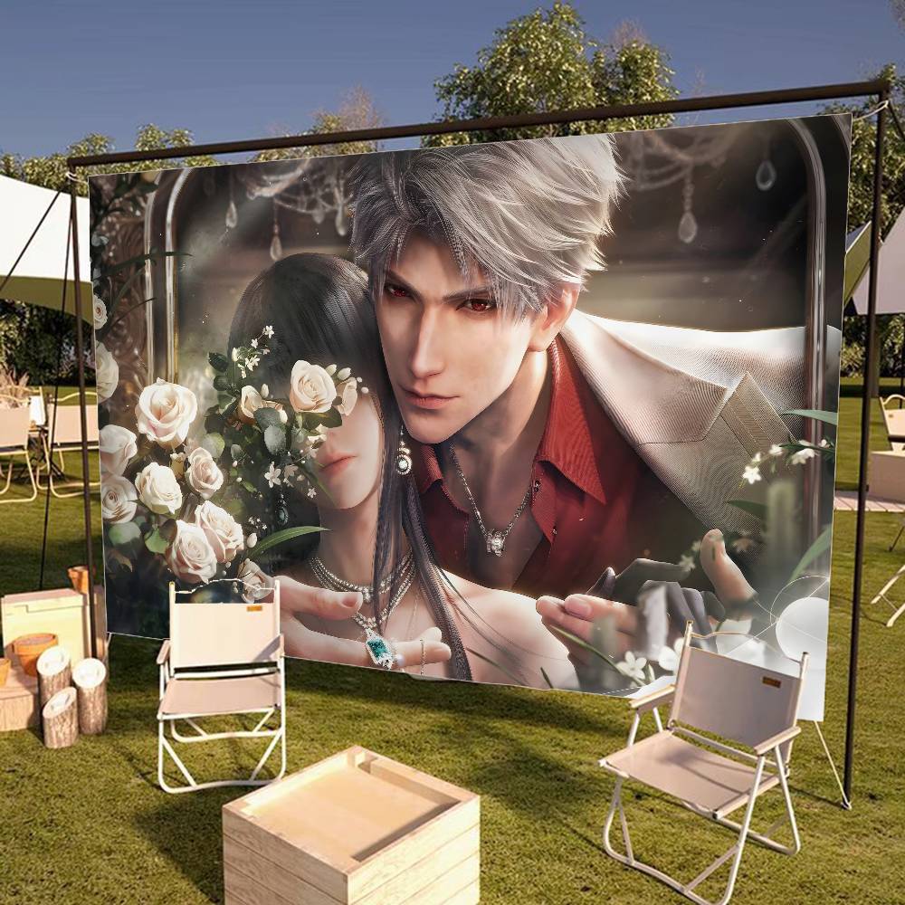 Commercial Banner Printing - Bandiera pubblicitaria aziendale per feste aziendali