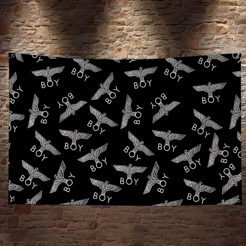 Commercial Banner Printing - Bandiera Pubblicitaria Classica con Logo B-Boy