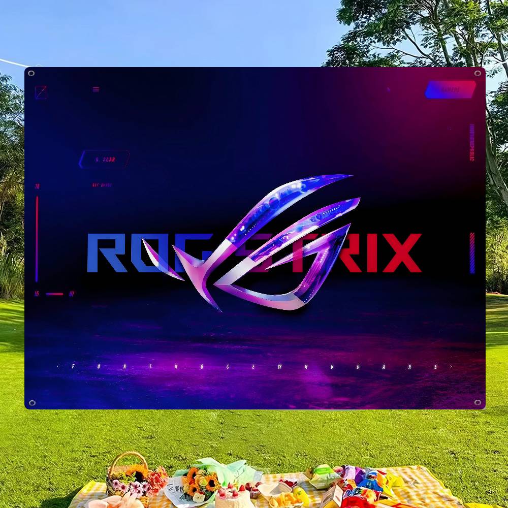 Commercial Banner Printing - A-AsuS-S R-ROG LOGO Stampa avanzata Bandiera