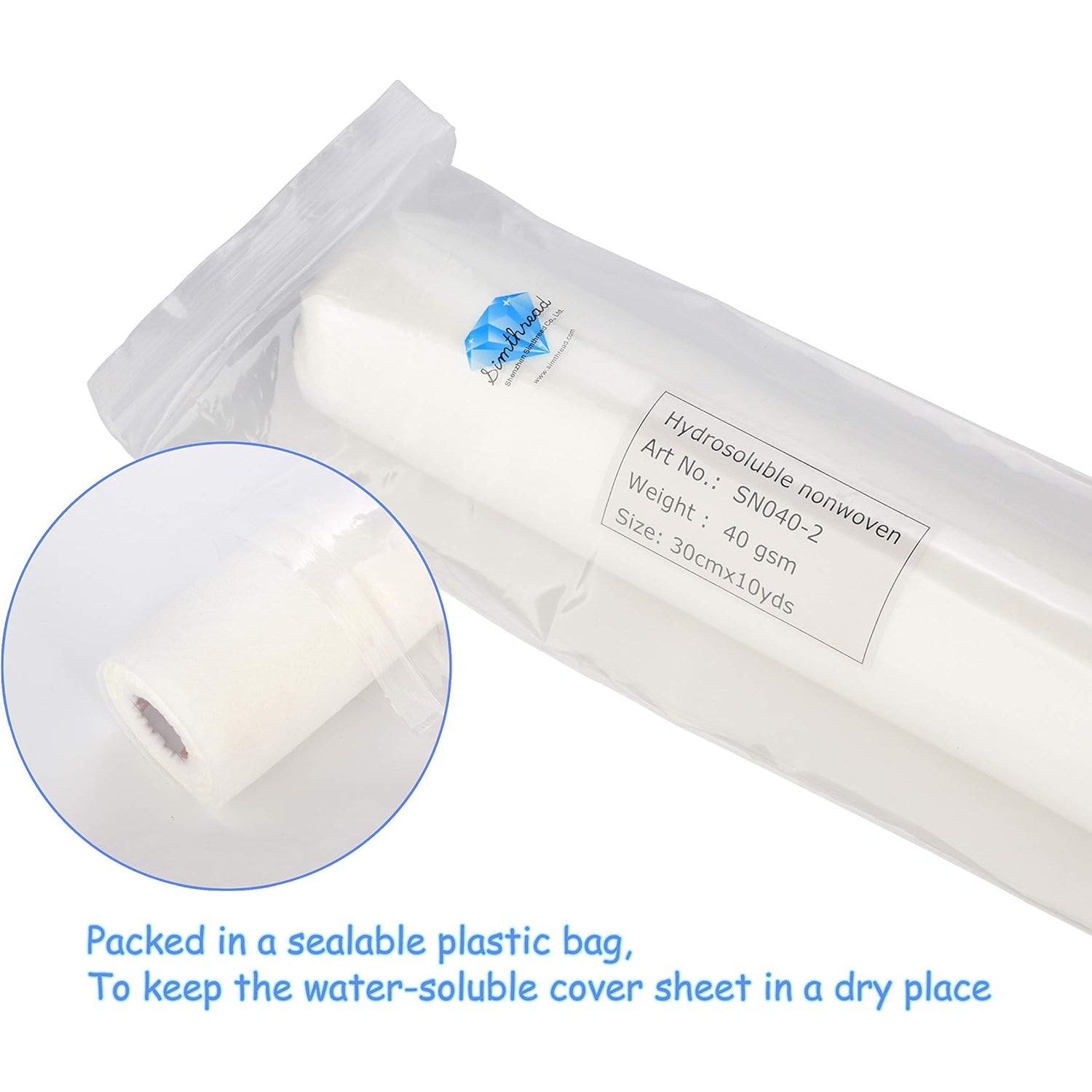 Simthread non tessuto solubile - Embroidery Stabilizer Backing recensione e prezzo