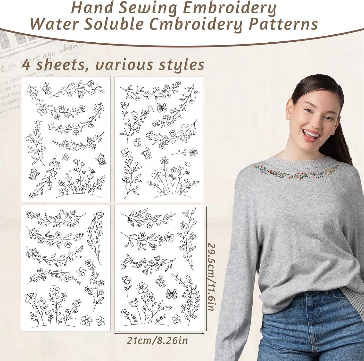 Carta per Ricamo Solubile in A - Embroidery Stabilizer Backing recensione e prezzo