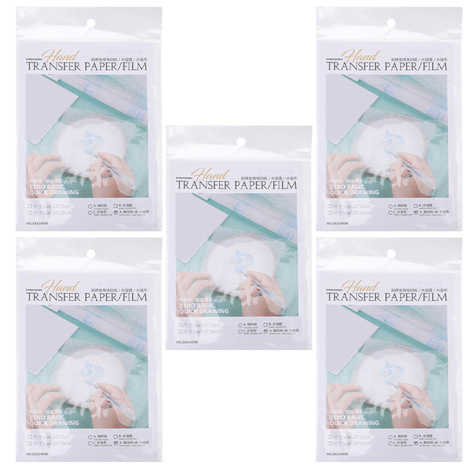 20 Pezzi Carta per Ricamo Idro - Embroidery Stabilizer Backing recensione e prezzo